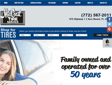 Tablet Screenshot of mid-coast-tire.com
